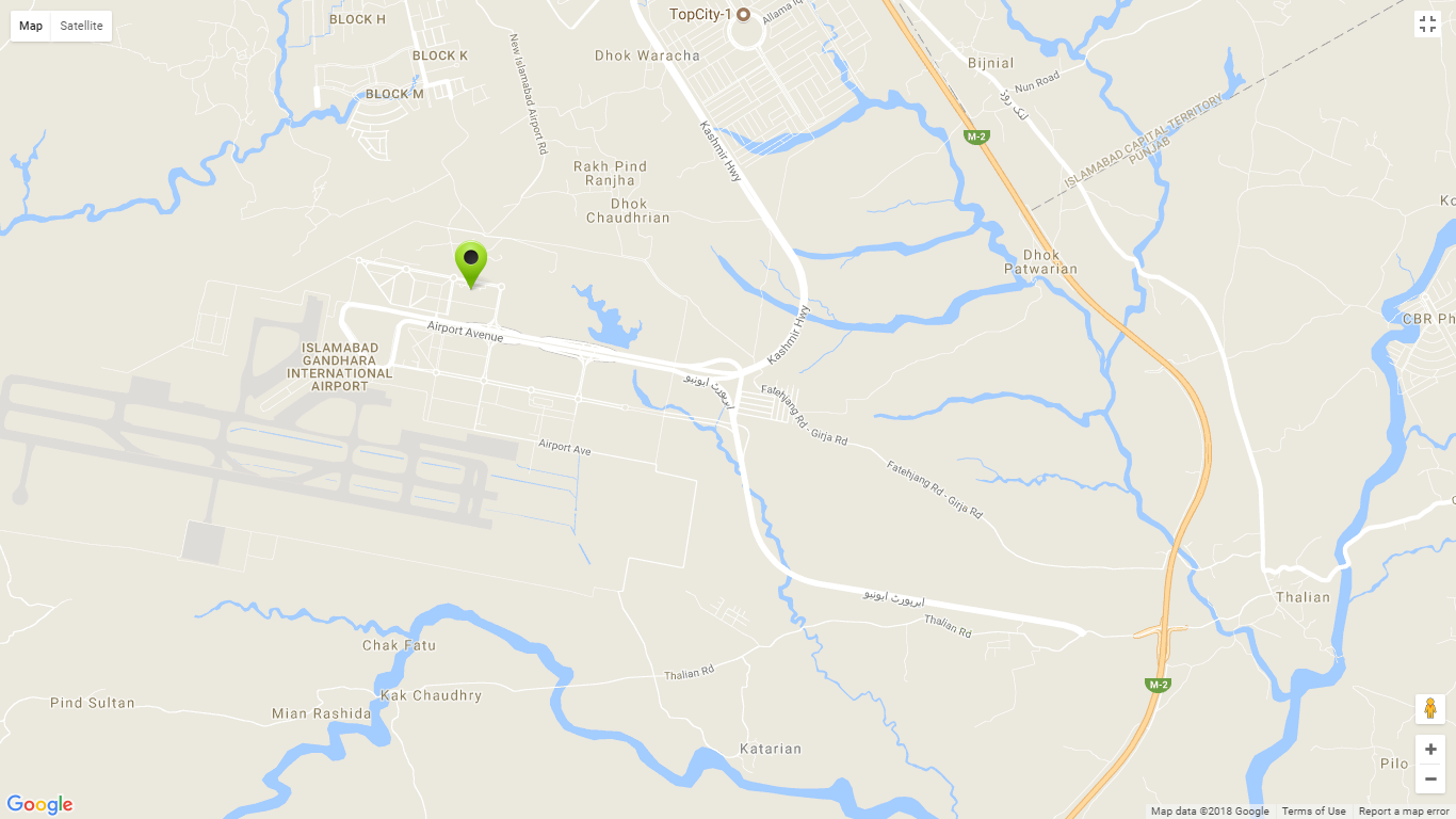 Such and Such Fazaia Housing Scheme Location Map